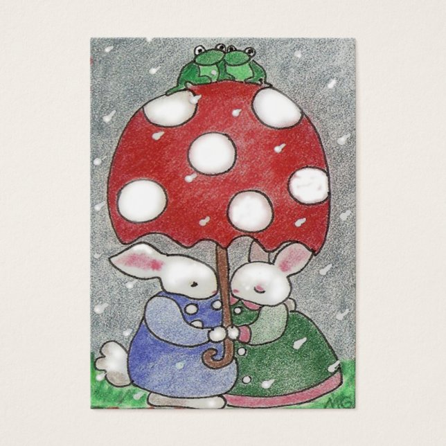 namorados de coelhos de chuva (Frente)