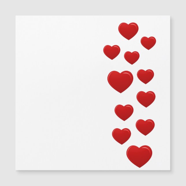 namorados de corações vermelhos (Frente)