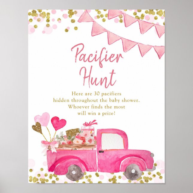Namorados de Truck Swetheart Pacifier Hunt Poster (Frente)