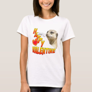 Namorados Meerkat Camiseta Bella Feminina