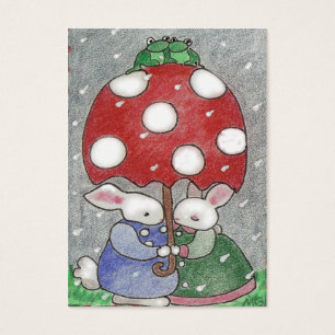 namorados minúsculo dos coelhos da chuva