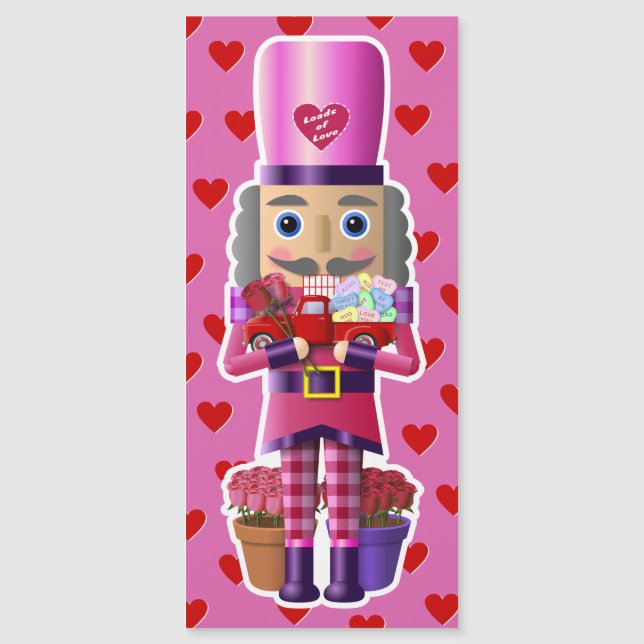Namorados Nutcracker com Pequeno Caminhão Vermelho (Frente)
