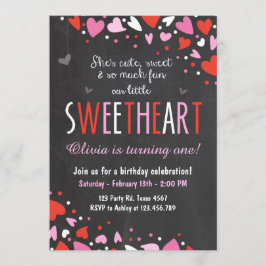 Namorados Swetheart Convite de aniversário