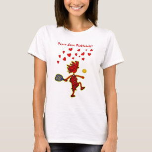 Namorados T-Shirt Pickleball de Paz Amor