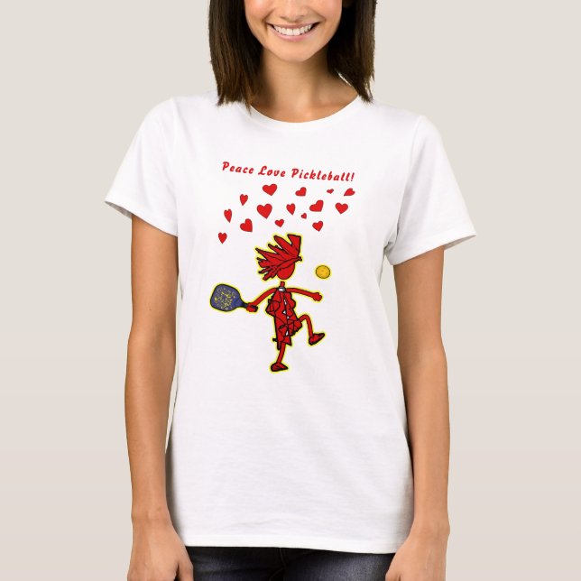 Namorados T-Shirt Pickleball de Paz Amor (Frente)