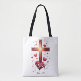 Namorados Tote Bag 'Loved John 3:16'