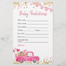 Namorados Truck Sweetheart Baby Predictions