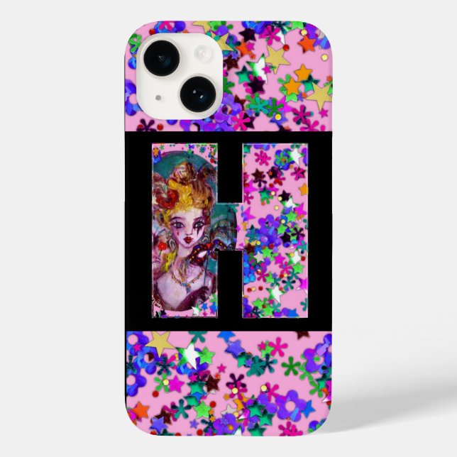 NAMORADOS VENETIANO MONOGRAMA H - LETRA (Verso)