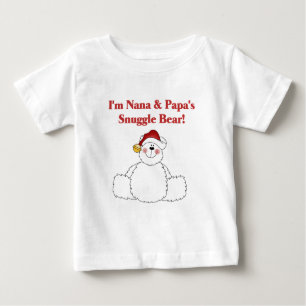 Nana e Papa's Snuggle Bear T-shirts e presentes