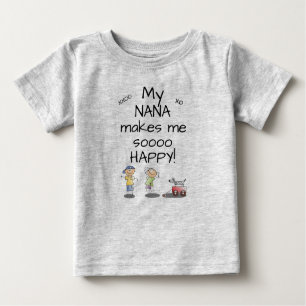 Nana faz-me Sooo camisa feliz do bebê T