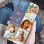 Nana Life é a melhor colagem de fotos roxa da vida<br><div class="desc">Capas de iphone personalizada de fotos para nana (ou edição para outra pessoa) com 4 das suas fotos favoritas. O modelo de foto é configurado para exibir seus fotos em formatos vertical de retrato e instagrama quadrado. A citação da nana diz "A vida da Nana é a melhor vida" que...</div>