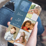 Nana Life é a melhor fonte de fotos azul<br><div class="desc">Capas de iphone personalizada de fotos para nana (ou edição para outra pessoa) com 4 das suas fotos favoritas. O modelo de foto é configurado para exibir seus fotos em formatos vertical de retrato e instagrama quadrado. A citação da nana diz "A vida da Nana é a melhor vida" que...</div>