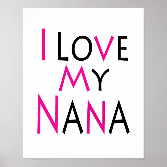 Nana Poster (rosa) (Frente)