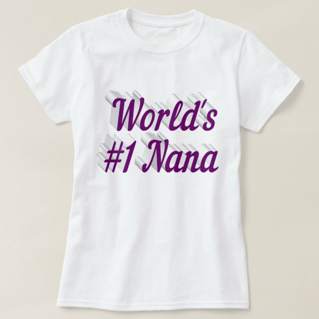 Nana roxa T-Shirt (Frente do Design)