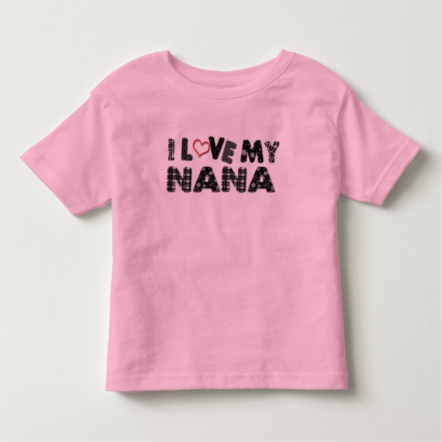 Nana Toddler Ringer T-Shirt (Frente)