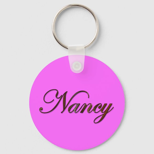 NANCY Name-Branded Gift Chaveiro ou Zipper-pull (Frente)