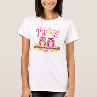 Nanna orgulhoso dos gêmeos! Camisa bonito das
