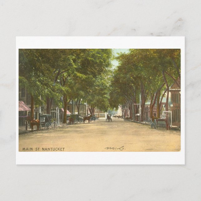 NANTUCKET - CARTÃO POSTAL 1907 (Frente)