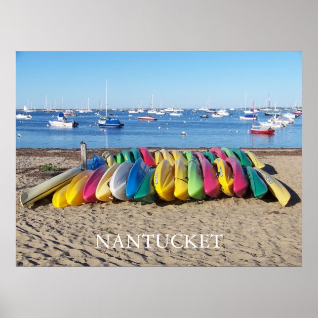 Nantucket Kayaks Poster (Frente)