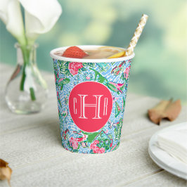 Nantucket Preppy Palm Beach Impressão Monogramed