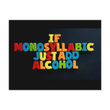 Não: 96. SE MONOSILÁBICO... cartão postal do TFDG