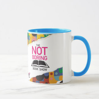 Não a caneca da campainha da mostra do livro da