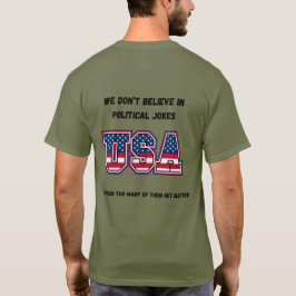 Não acreditamos em camiseta piada política