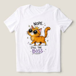 Não Ainda a Camiseta do Gato Chefe