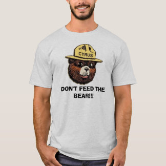 NÃO ALIMENTE O URSO!!! T-SHIRT