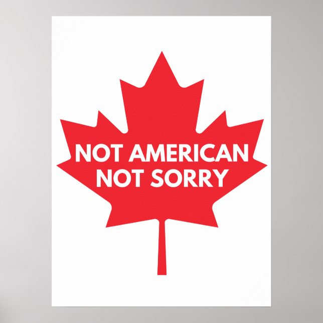 Não Americano, não lamento Poster (Frente)