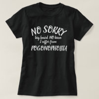 Não beija a barba grande Camisa do slogan Pogonofo