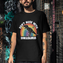 Não Brinque Com a Camisa de Pickleball Dinkasaurus