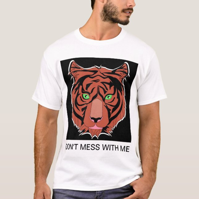 Não brinque comigo T-Shirt (Frente)