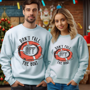 Não caia da camisa do barco