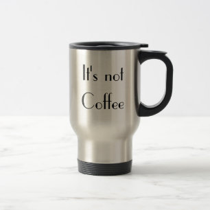 Não caneca de viagem do café