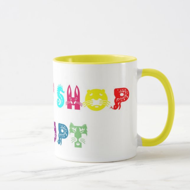 Não comprar adotam a caneca (Direita)