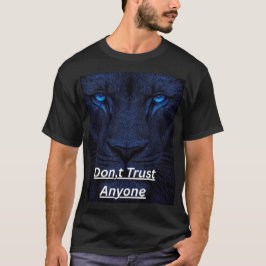 Não Confie em Ninguém – Camiseta Preta com Atitude