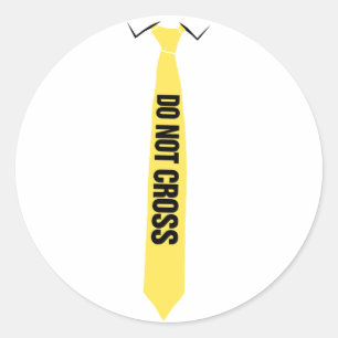 Não cruze a etiqueta