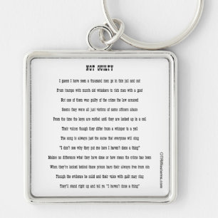 Nao culpado - chaveiro