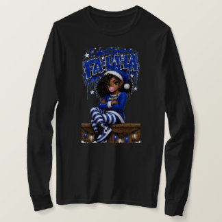 Não Dê Uma blue2 blk2 Camiseta de Suor Feminina wt