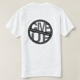 Não desista da camiseta branca