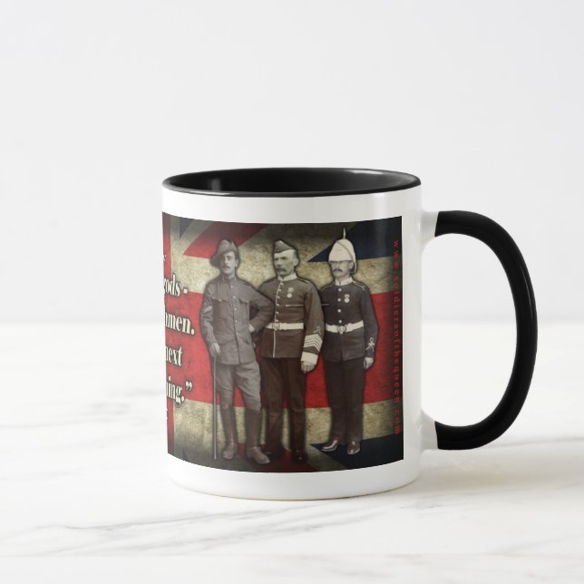"Não deuses, ingleses…" Caneca de café (Direita)