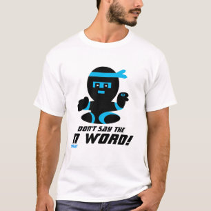 Não diga o t-shirt da palavra de N