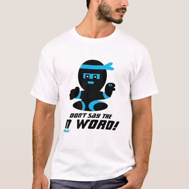 Não diga o t-shirt da palavra de N (Frente)