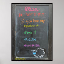 não digite se tiver sinais de... poster