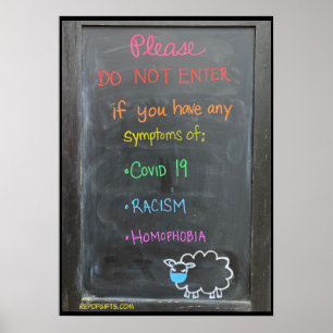 não digite se tiver sinais de... poster