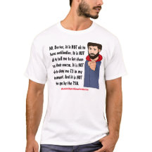 NÃO, doutor, não é APROVADO -- O t-shirt de