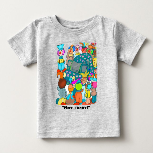 Não é Engraçado! Camiseta Baby Boy (Frente)
