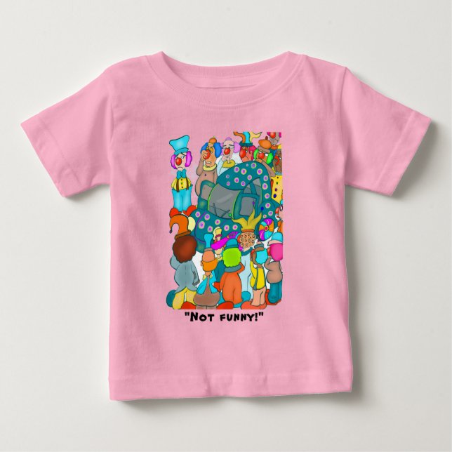 Não é Engraçado! Camiseta de Bebê Menina (Frente)