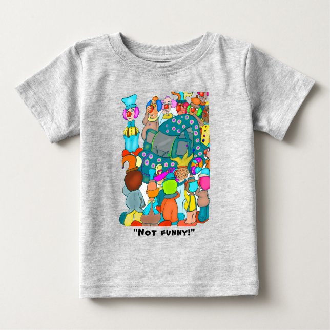 Não é Engraçado! Camiseta para Bebês (Frente)